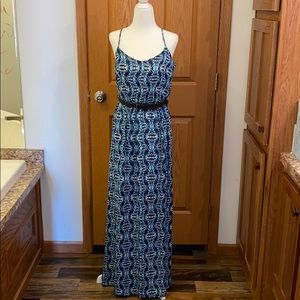Lily Rose Polynesian Maxi Dress